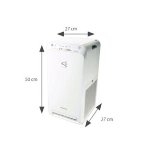 Tamaño purificador de aire MC55W Daikin